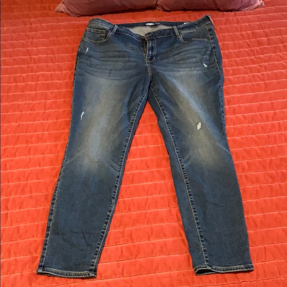 Old navy rockstar super skinny jeans